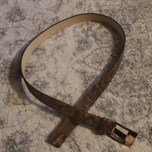 Via Spiga Snakeskin Belt